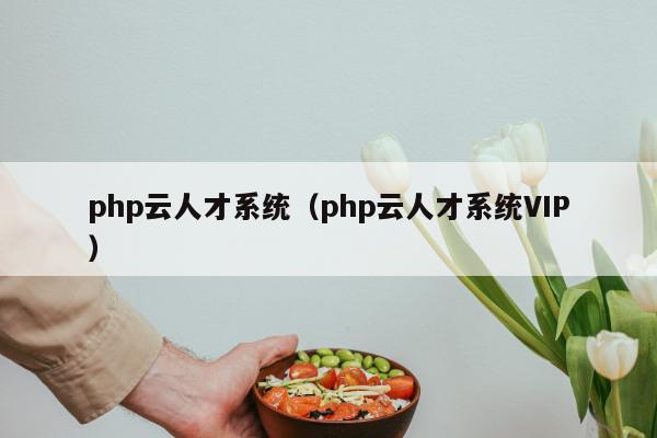 php云人才系统（php云人才系统VIP）