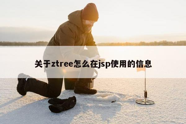 关于ztree怎么在jsp使用的信息