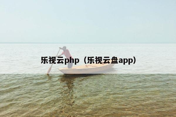 乐视云php（乐视云盘app）