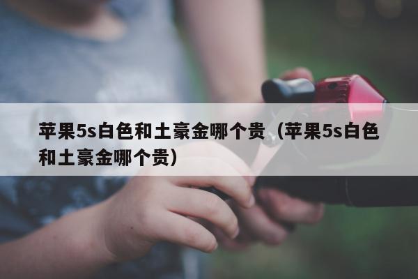 苹果5s白色和土豪金哪个贵（苹果5s白色和土豪金哪个贵）