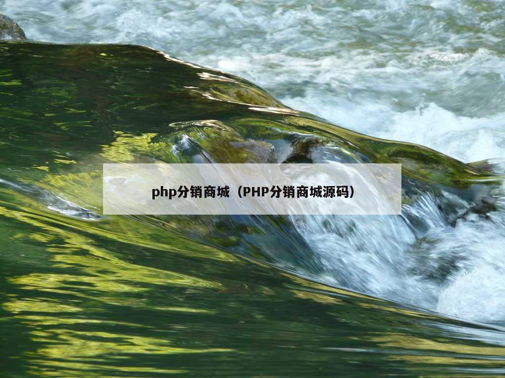 php分销商城（PHP分销商城源码）