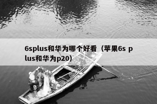 6splus和华为哪个好看（苹果6s plus和华为p20）