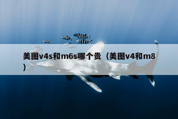 美图v4s和m6s哪个贵（美图v4和m8）