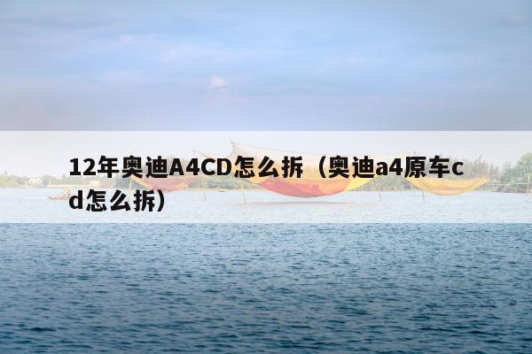 12年奥迪A4CD怎么拆（奥迪a4原车cd怎么拆）