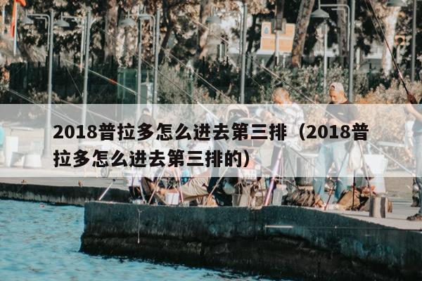 2018普拉多怎么进去第三排（2018普拉多怎么进去第三排的）