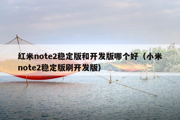 红米note2稳定版和开发版哪个好（小米note2稳定版刷开发版）