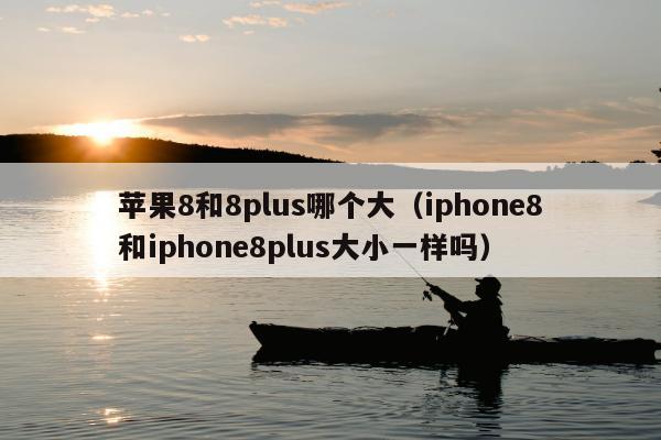 苹果8和8plus哪个大（iphone8和iphone8plus大小一样吗）