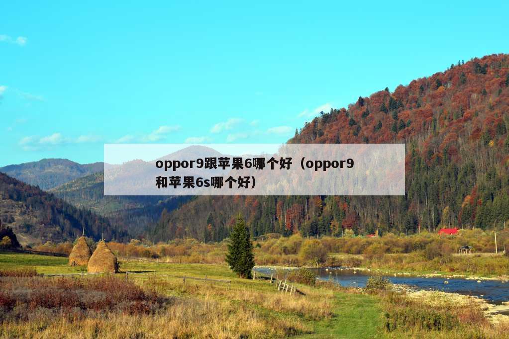 oppor9跟苹果6哪个好（oppor9和苹果6s哪个好）