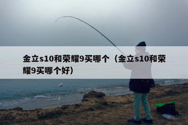 金立s10和荣耀9买哪个（金立s10和荣耀9买哪个好）