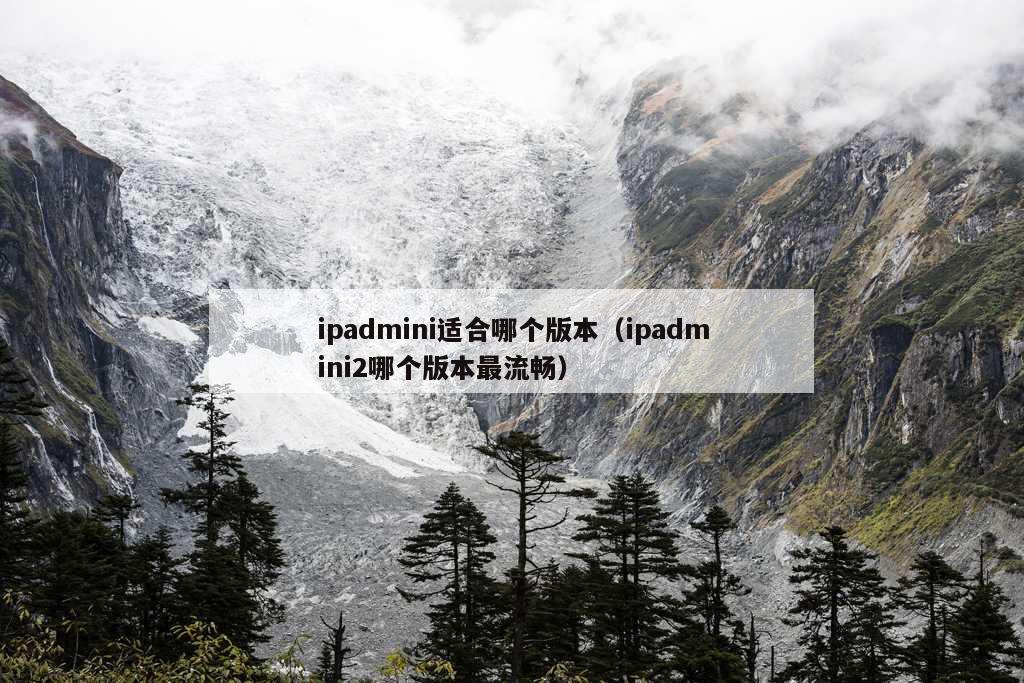 ipadmini适合哪个版本（ipadmini2哪个版本最流畅）