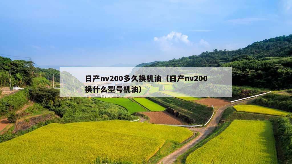 日产nv200多久换机油（日产nv200换什么型号机油）