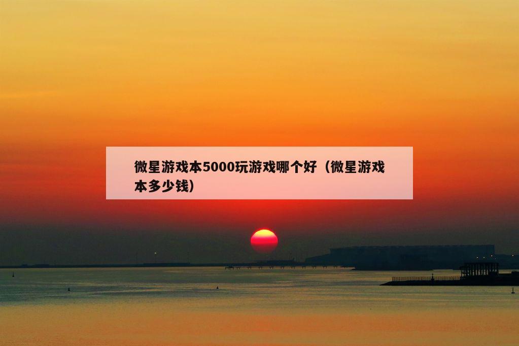 微星游戏本5000玩游戏哪个好（微星游戏本多少钱）