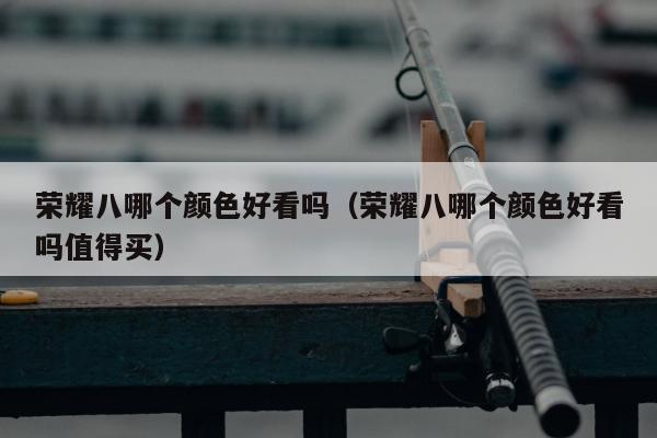 荣耀八哪个颜色好看吗（荣耀八哪个颜色好看吗值得买）