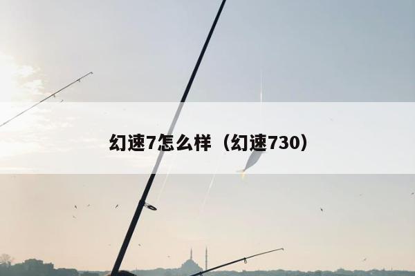 幻速7怎么样（幻速730）