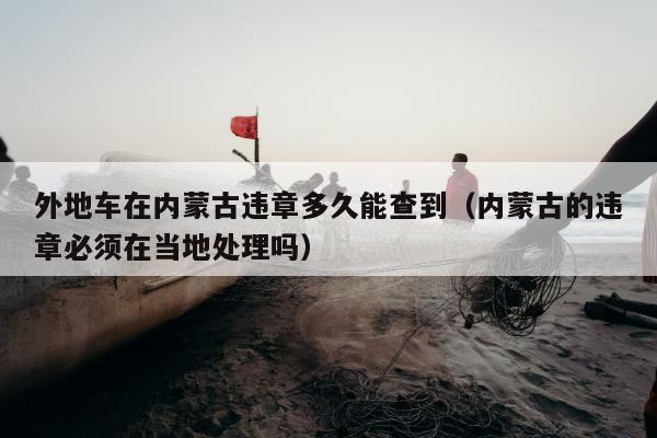 外地车在内蒙古违章多久能查到（内蒙古的违章必须在当地处理吗）