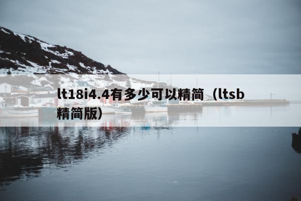 lt18i4.4有多少可以精简（ltsb精简版）