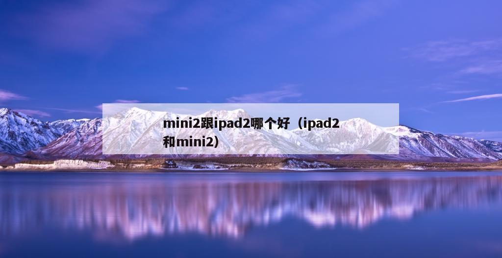 mini2跟ipad2哪个好（ipad2和mini2）