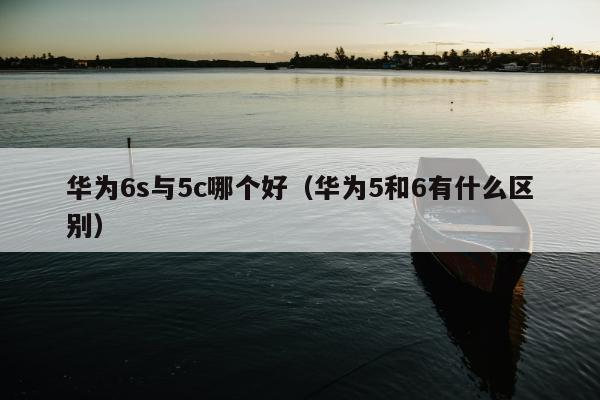 华为6s与5c哪个好（华为5和6有什么区别）