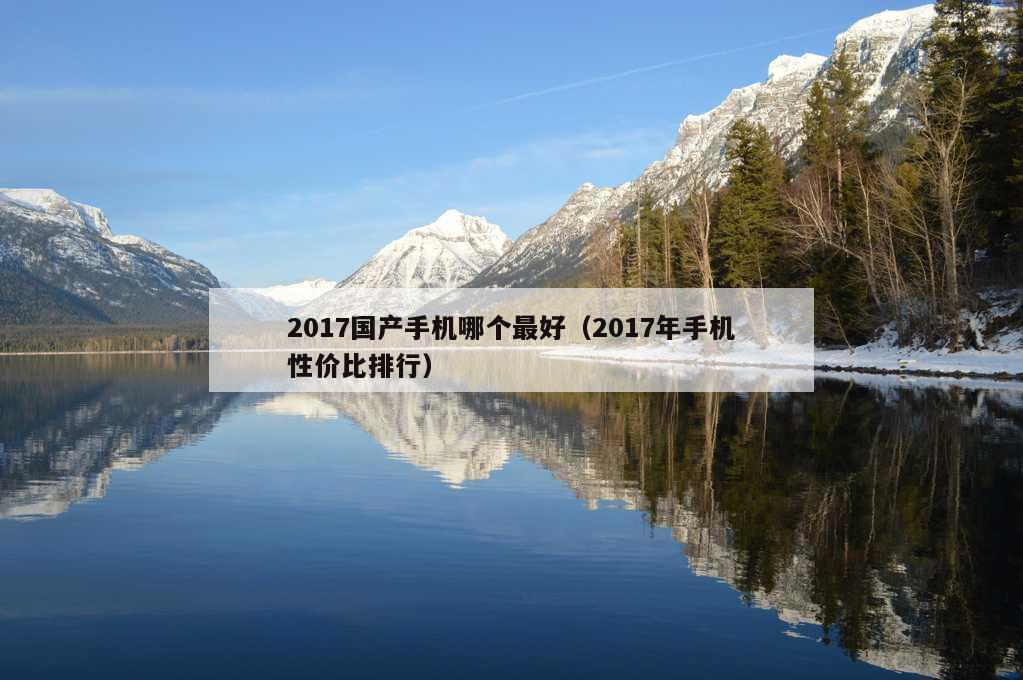 2017国产手机哪个最好（2017年手机性价比排行）