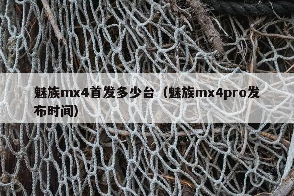 魅族mx4首发多少台（魅族mx4pro发布时间）