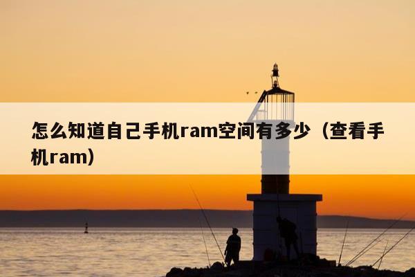 怎么知道自己手机ram空间有多少（查看手机ram）