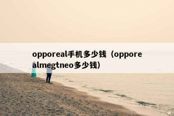 opporeal手机多少钱（opporealmegtneo多少钱）