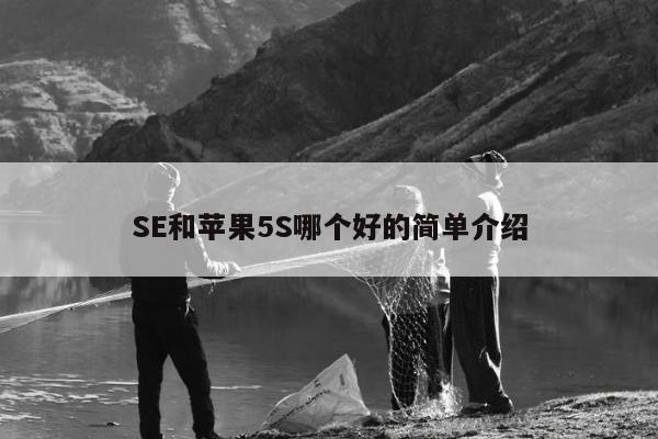 SE和苹果5S哪个好的简单介绍