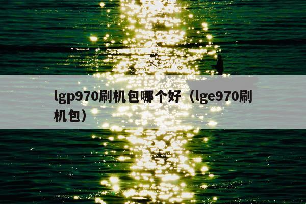 lgp970刷机包哪个好（lge970刷机包）