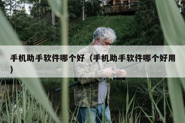 手机助手软件哪个好（手机助手软件哪个好用）