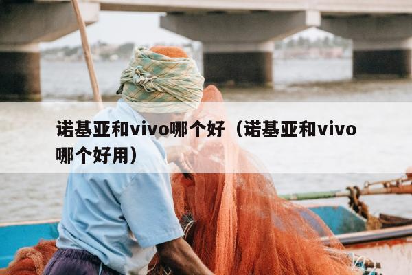 诺基亚和vivo哪个好（诺基亚和vivo哪个好用）