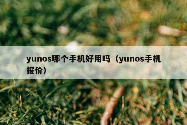 yunos哪个手机好用吗（yunos手机报价）