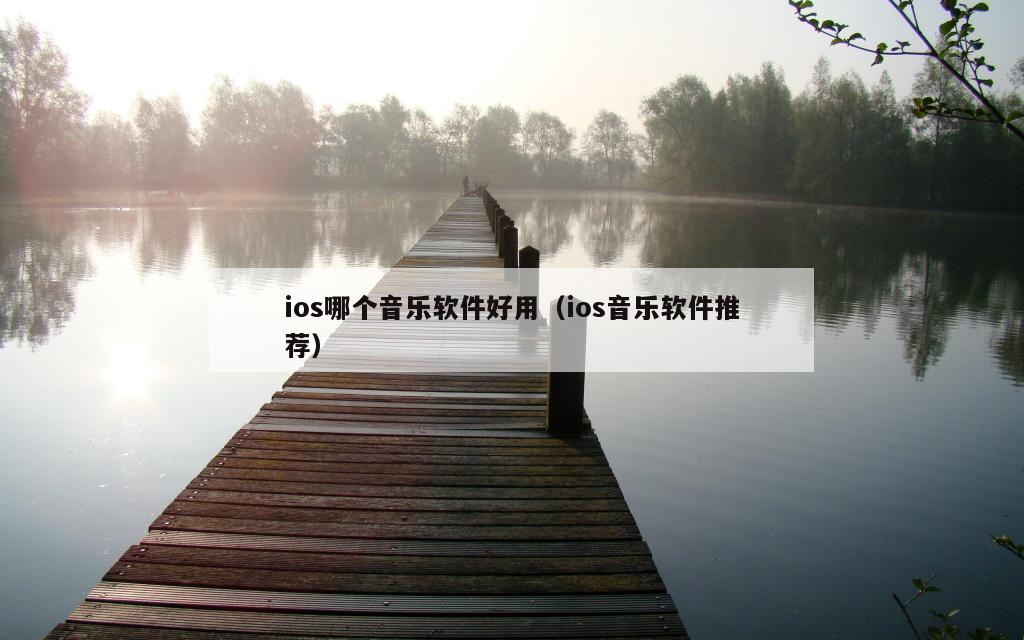 ios哪个音乐软件好用（ios音乐软件推荐）