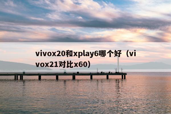 vivox20和xplay6哪个好（vivox21对比x60）