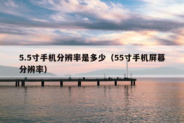 5.5寸手机分辨率是多少（55寸手机屏幕分辨率）