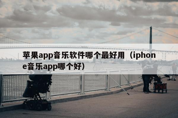 苹果app音乐软件哪个最好用（iphone音乐app哪个好）