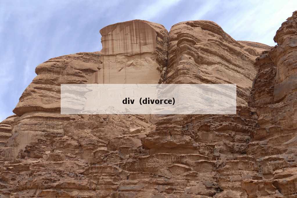 div（divorce）