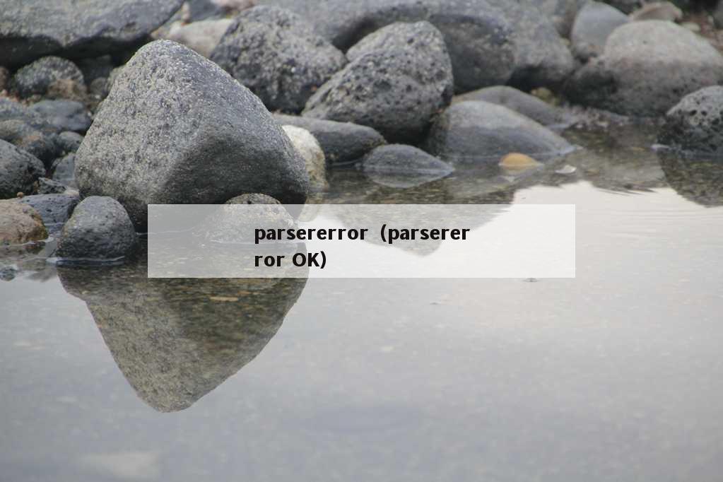 parsererror（parsererror OK）