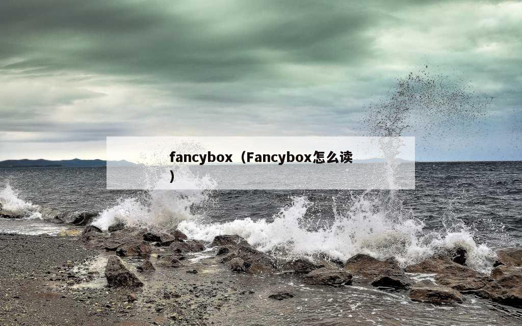 fancybox（Fancybox怎么读）