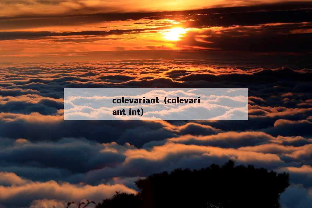 colevariant（colevariant int）