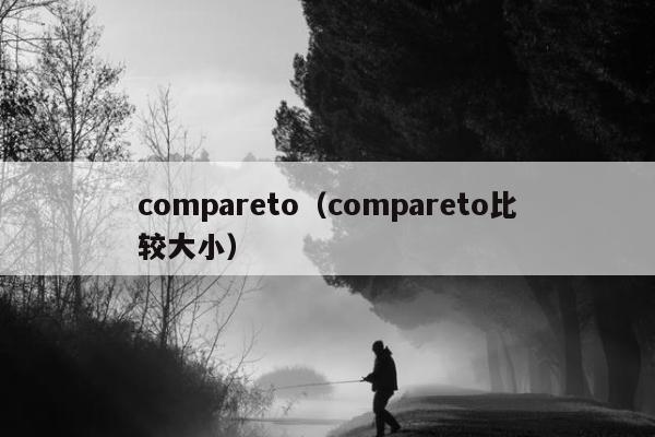 compareto（compareto比较大小）