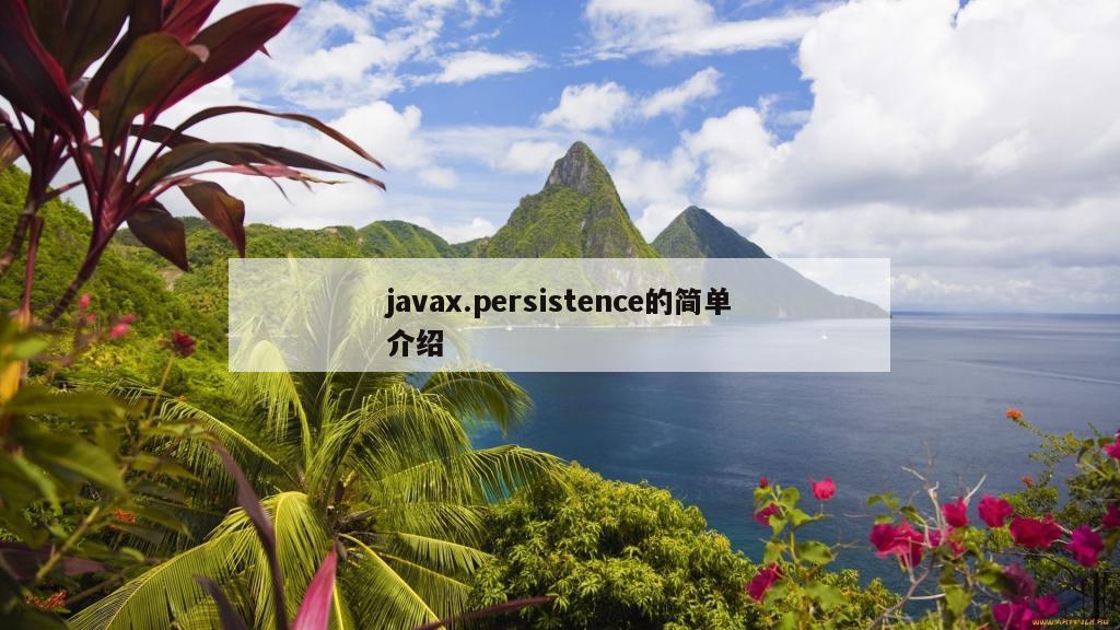 javax.persistence的简单介绍