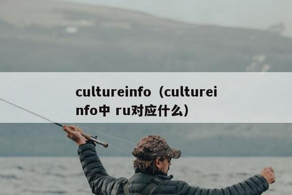 cultureinfo（cultureinfo中 ru对应什么）