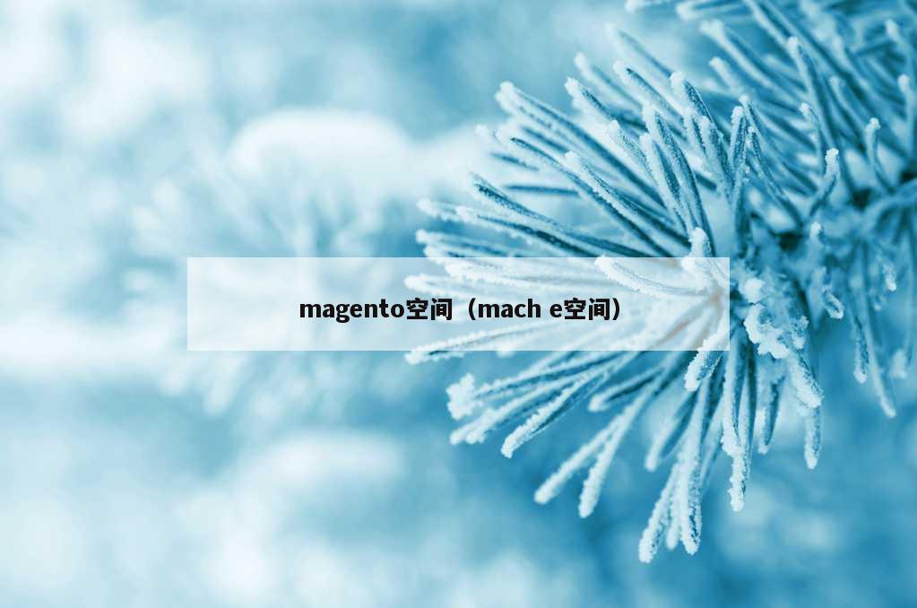 magento空间（mach e空间）