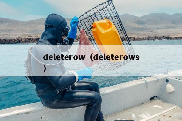 deleterow（deleterows）