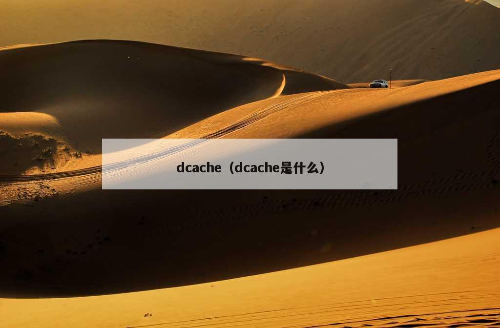 dcache（dcache是什么）