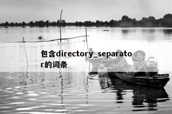 包含directory_separator的词条