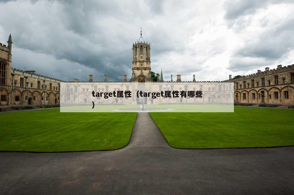 target属性（target属性有哪些）