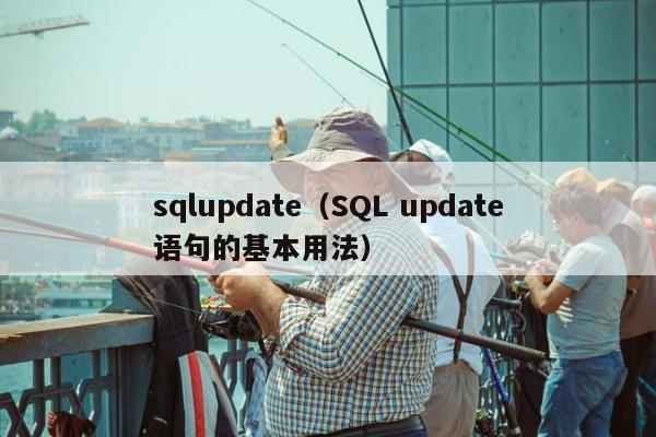 sqlupdate（SQL update语句的基本用法）