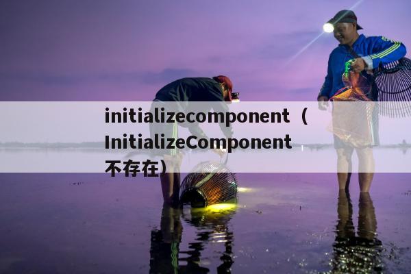 initializecomponent（InitializeComponent 不存在）