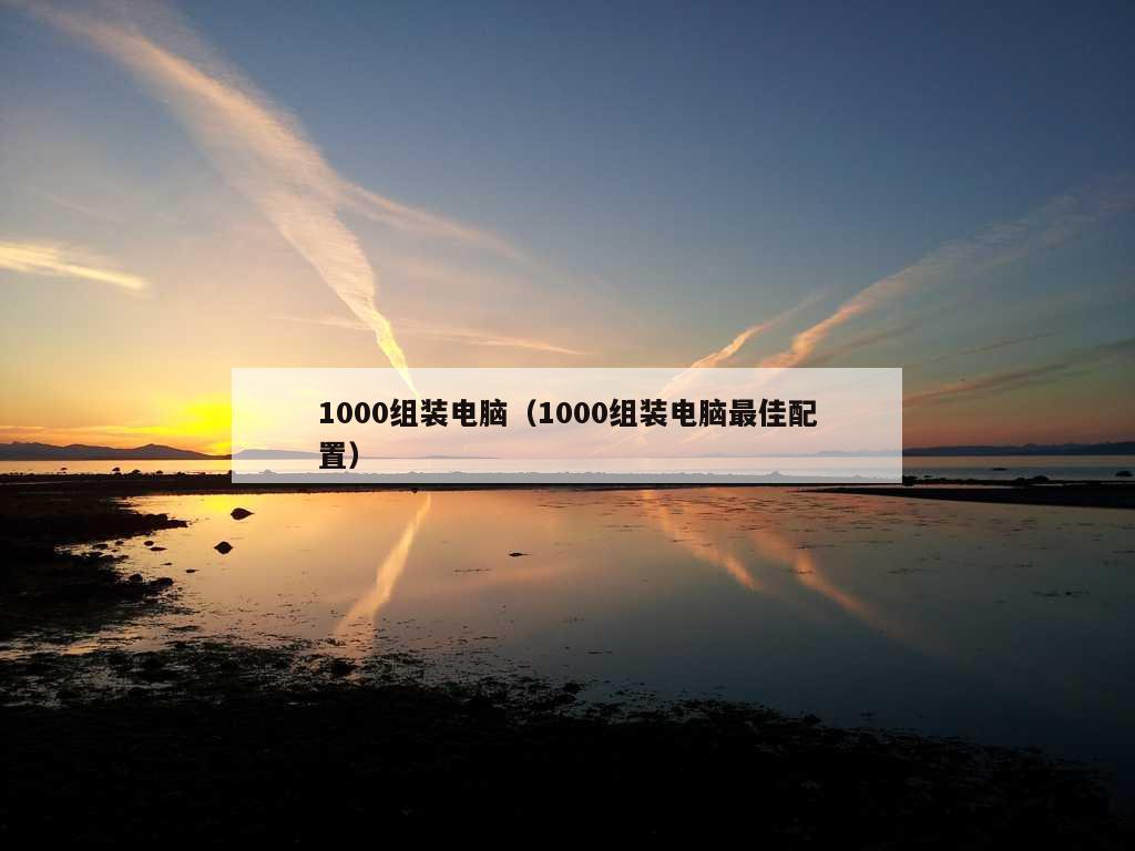 1000组装电脑（1000组装电脑最佳配置）